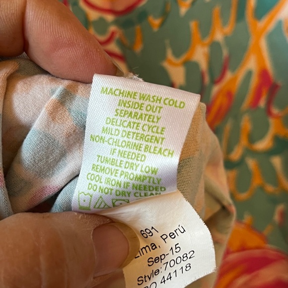 Lilly Pulitzer Flamingo Print Short Sleeve Top S - Picture 4 of 5